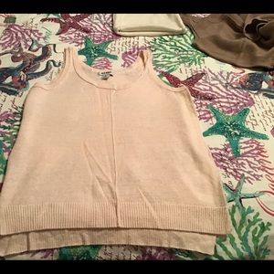 Old Navy lightweight sweater tank Peach XS
